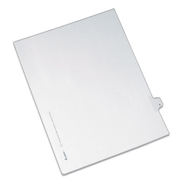 Avery® Preprinted Legal Exhibit Side Tab Index Dividers, Allstate Style, 10-tab, 6, 11 X 8.5, White, 25-pack freeshipping - TVN Wholesale